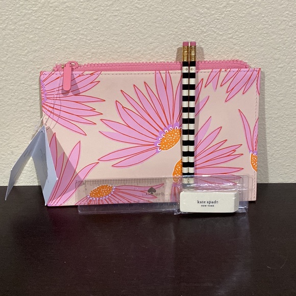 kate spade Office Nwt Kate Spade Office Supply Pencil Pouch Set